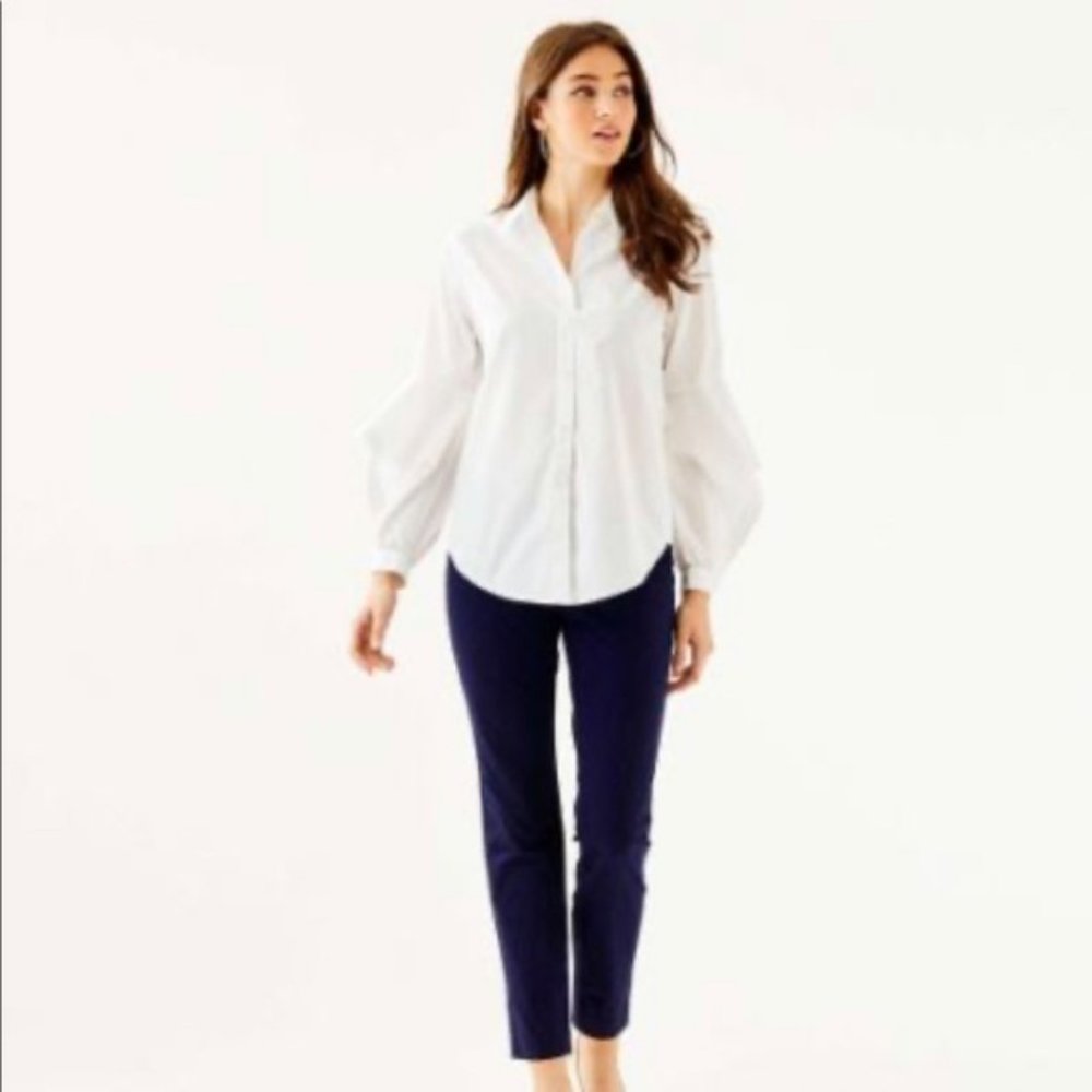 NWT Lilly Pulitzer Natalia Button Down Shirt Size Medium